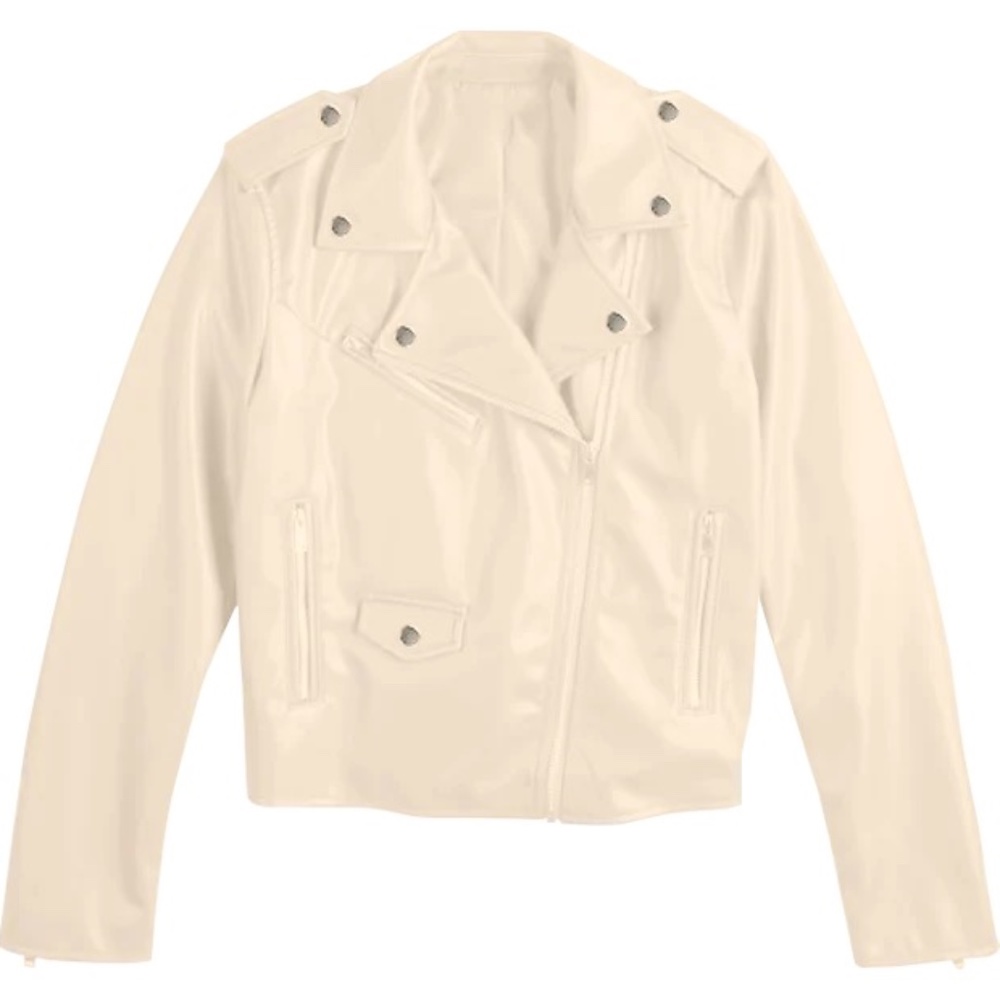 Brand New Nine West Faux Leather Biker Jacket